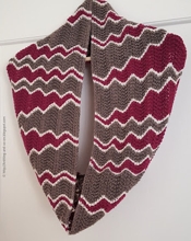 Knitting and so on Knitted Waves Cowl